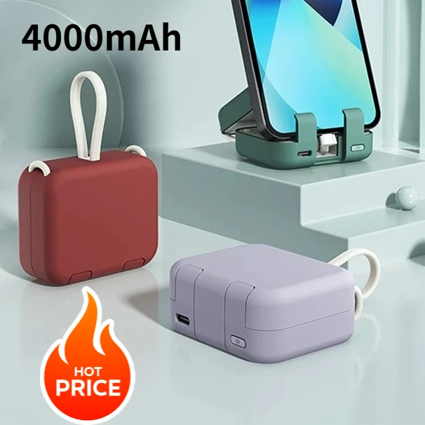 Новинка 2023 года, мини-Power Bank, зажим на Z-образный кронштейн, портативный встроенный кабель, портативное зарядное устройство, внешний аккумулятор для IPhone Xiaomi Powerbank
Новинка 2023 года, мини-Power Bank, зажим на Z-образный кронштейн, портативный встроенный кабель, портативное зарядное устройство, внешний аккумулятор для IPhone Xiaomi Powerbank