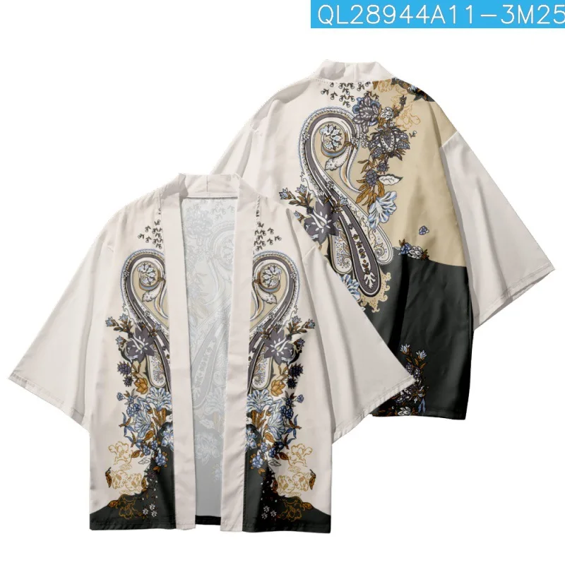 Summer Fashion Flower Cashew Printed Loose Kimono Streetwear Cardigan Robe Women Men Japanese Haori Top Yukata
Summer Fashion Flower Cashew Printed Loose Kimono Streetwear Cardigan Robe Women Men Japanese Haori Top Yukata