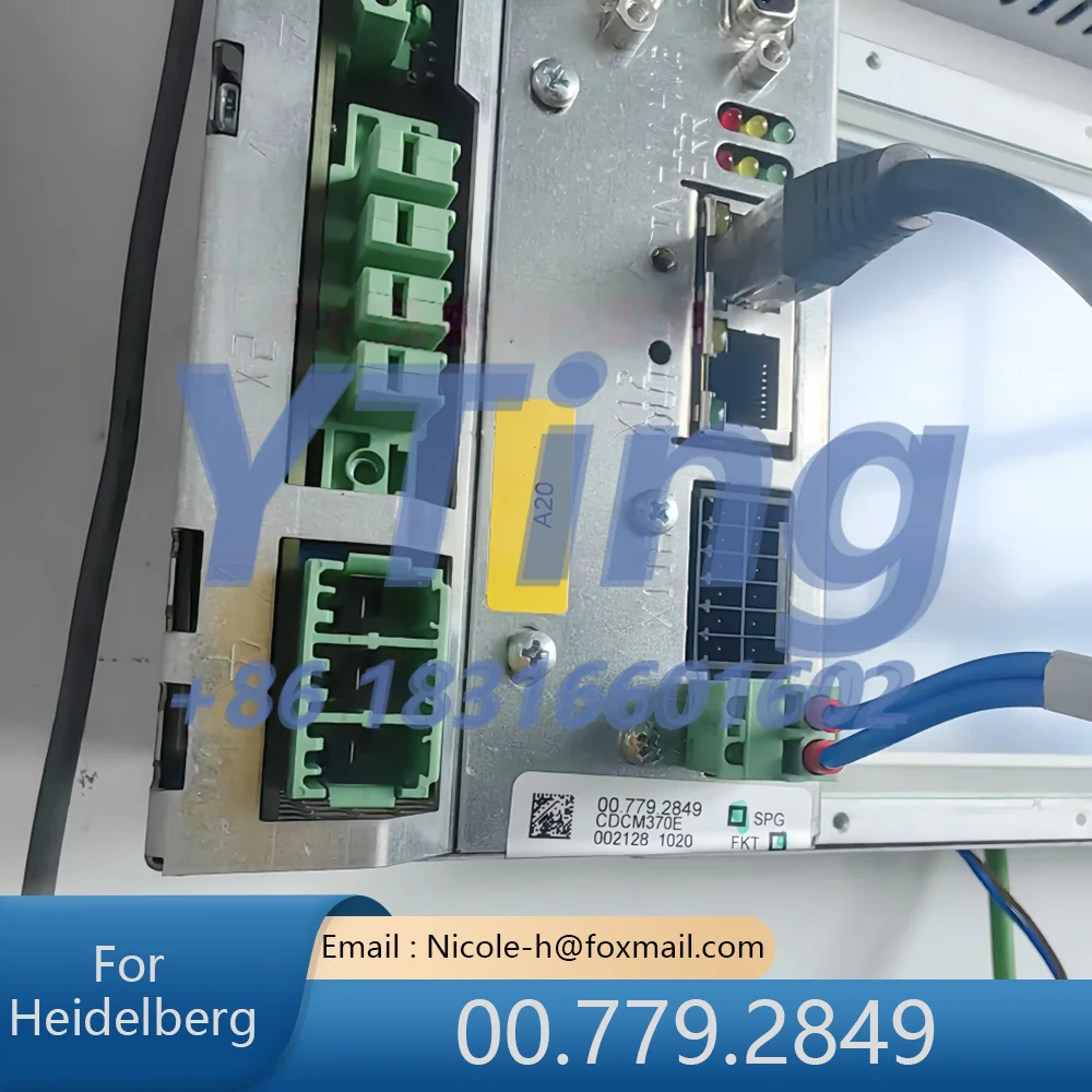 Heidelberg Printing Machine Special Accessory Motor Drive Board Repair CDCM370E 00.779.2849
Heidelberg Printing Machine Special Accessory Motor Drive Board Repair CDCM370E 00.779.2849