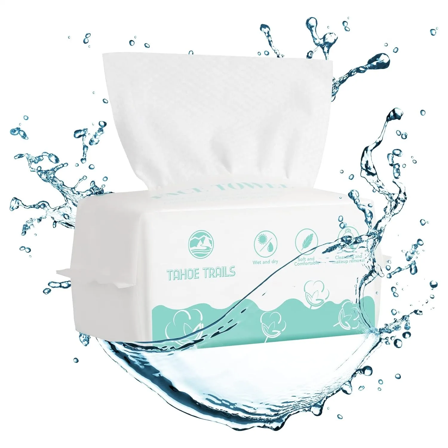 Disposable Face Towel, Soft Dry Wipe Lint Free for Sensitive Skin, 80 Count Cotton Facial Tissue for Makeup Removing and Surface
Disposable Face Towel, Soft Dry Wipe Lint Free for Sensitive Skin, 80 Count Cotton Facial Tissue for Makeup Removing and Surface