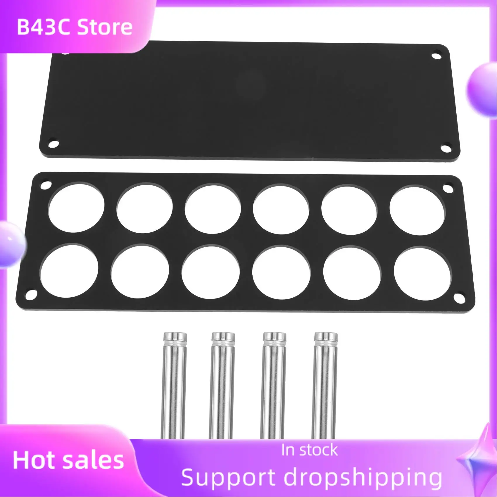 B14C 12-Hole Acrylic Cup Holder, Shot Glass Holder, Shot Glasses Organizer, Beer Wine Glass Holder Acrylic Wine Glass Holder
B14C 12-Hole Acrylic Cup Holder, Shot Glass Holder, Shot Glasses Organizer, Beer Wine Glass Holder Acrylic Wine Glass Holder