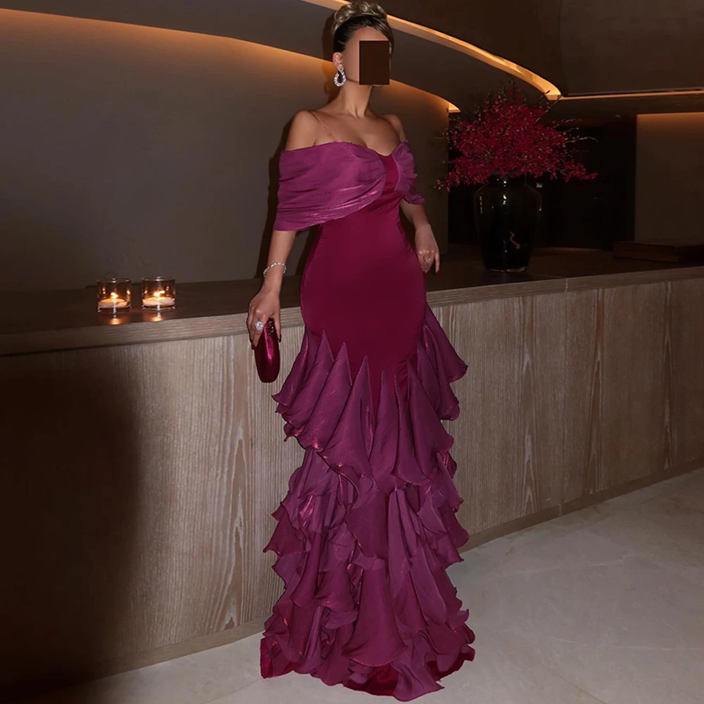 Luxury Boat Neck Sweep Train Evening Dress Delicate Mermaid Customized Prom Dresses Temperament Organza Special Occasion Gowns
Luxury Boat Neck Sweep Train Evening Dress Delicate Mermaid Customized Prom Dresses Temperament Organza Special Occasion Gowns