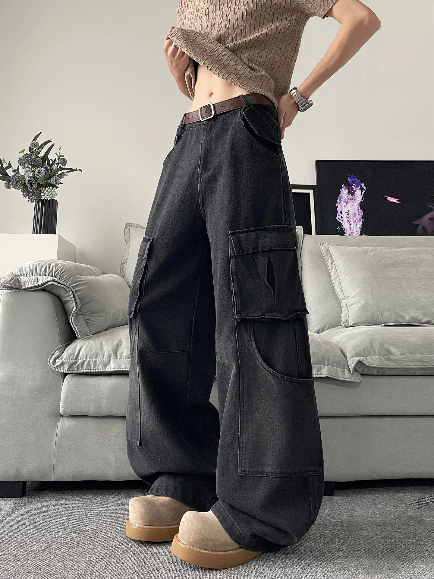American Retro Workwear Jeans Men's Trendy Brand Heavy Wash Loose Wide Leg Casual Pants Youth Summer Straight Cut Jeans
American Retro Workwear Jeans Men's Trendy Brand Heavy Wash Loose Wide Leg Casual Pants Youth Summer Straight Cut Jeans