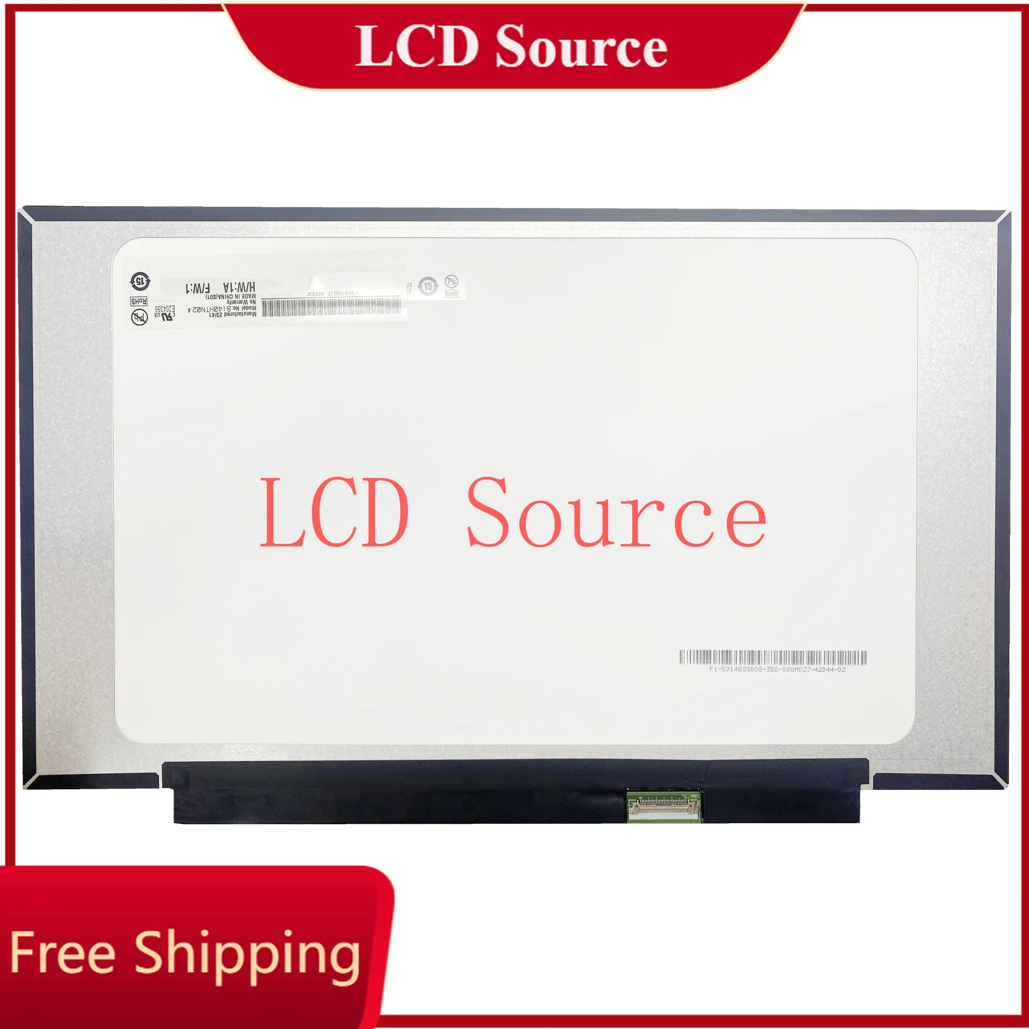B140HTN02.4 14.0 inch Laptop IPS Display Replacement Panel Matrix LCD Screen
B140HTN02.4 14.0 inch Laptop IPS Display Replacement Panel Matrix LCD Screen