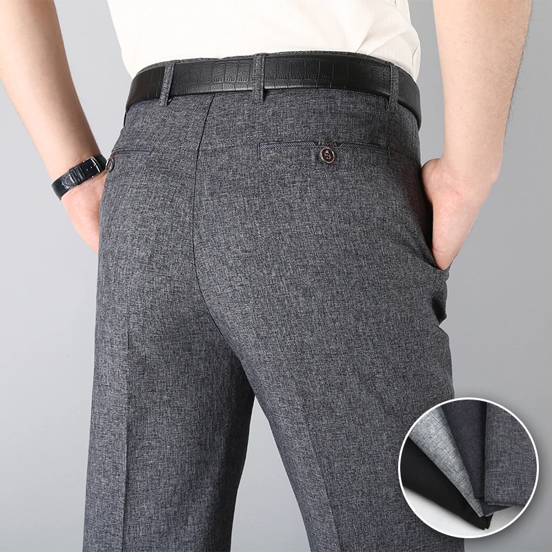 Solid Colors Spring Summer Men's Stretch Slim Straight Casual Pants High Quality Fashion Breathable Sports Trousers Z07
Solid Colors Spring Summer Men's Stretch Slim Straight Casual Pants High Quality Fashion Breathable Sports Trousers Z07