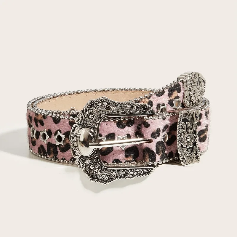 Belt Women's Style American Retro Decorative Skirt Paired with Suit Ins Personalized Belt Subculture Leopard Print Pants Belt
Belt Women's Style American Retro Decorative Skirt Paired with Suit Ins Personalized Belt Subculture Leopard Print Pants Belt