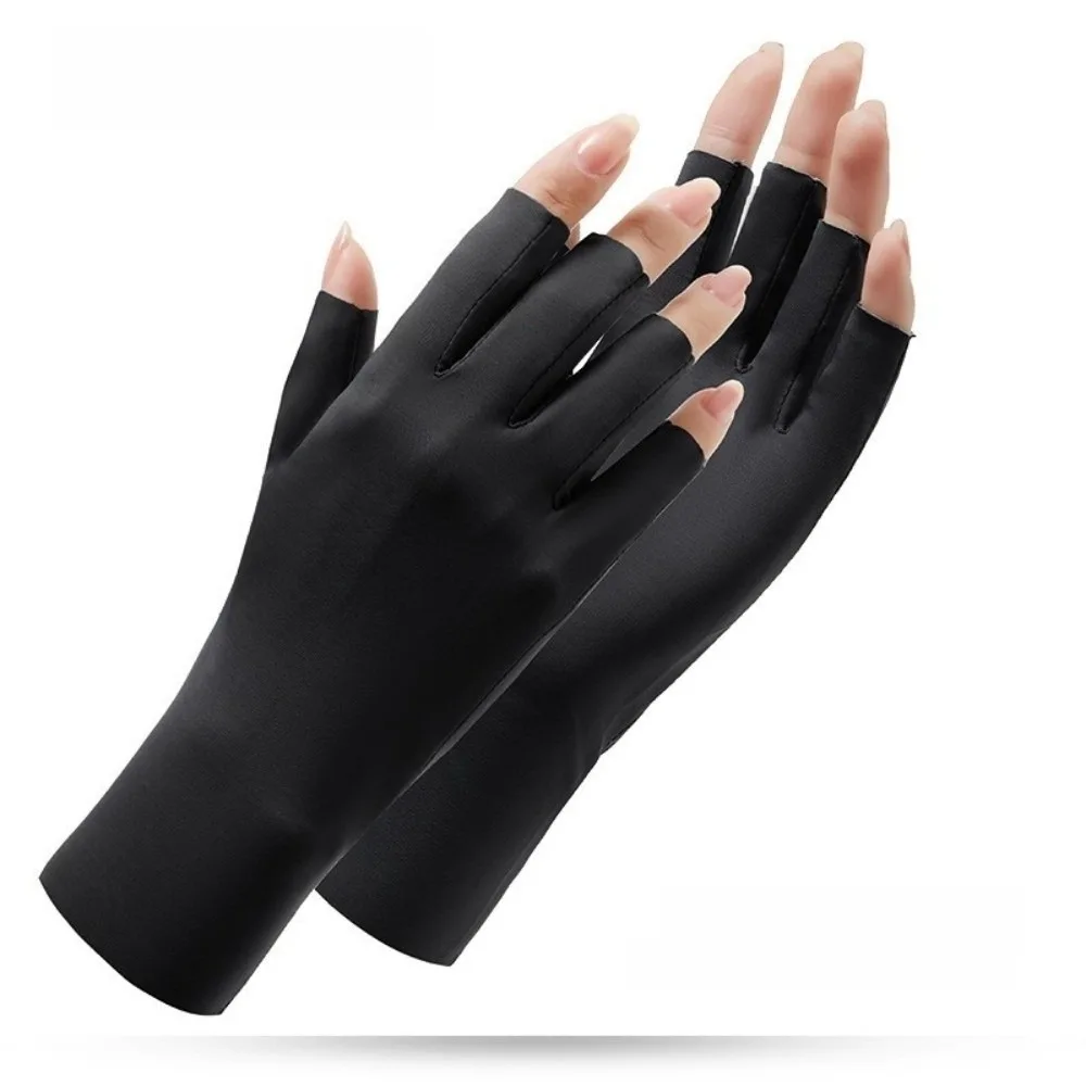 Breathable Solid Color Sun Protection Gloves Anti-skid Anti-Uv Women Fingerless Gloves Thin Ice Silk Half-Finger Mitten Women
Breathable Solid Color Sun Protection Gloves Anti-skid Anti-Uv Women Fingerless Gloves Thin Ice Silk Half-Finger Mitten Women