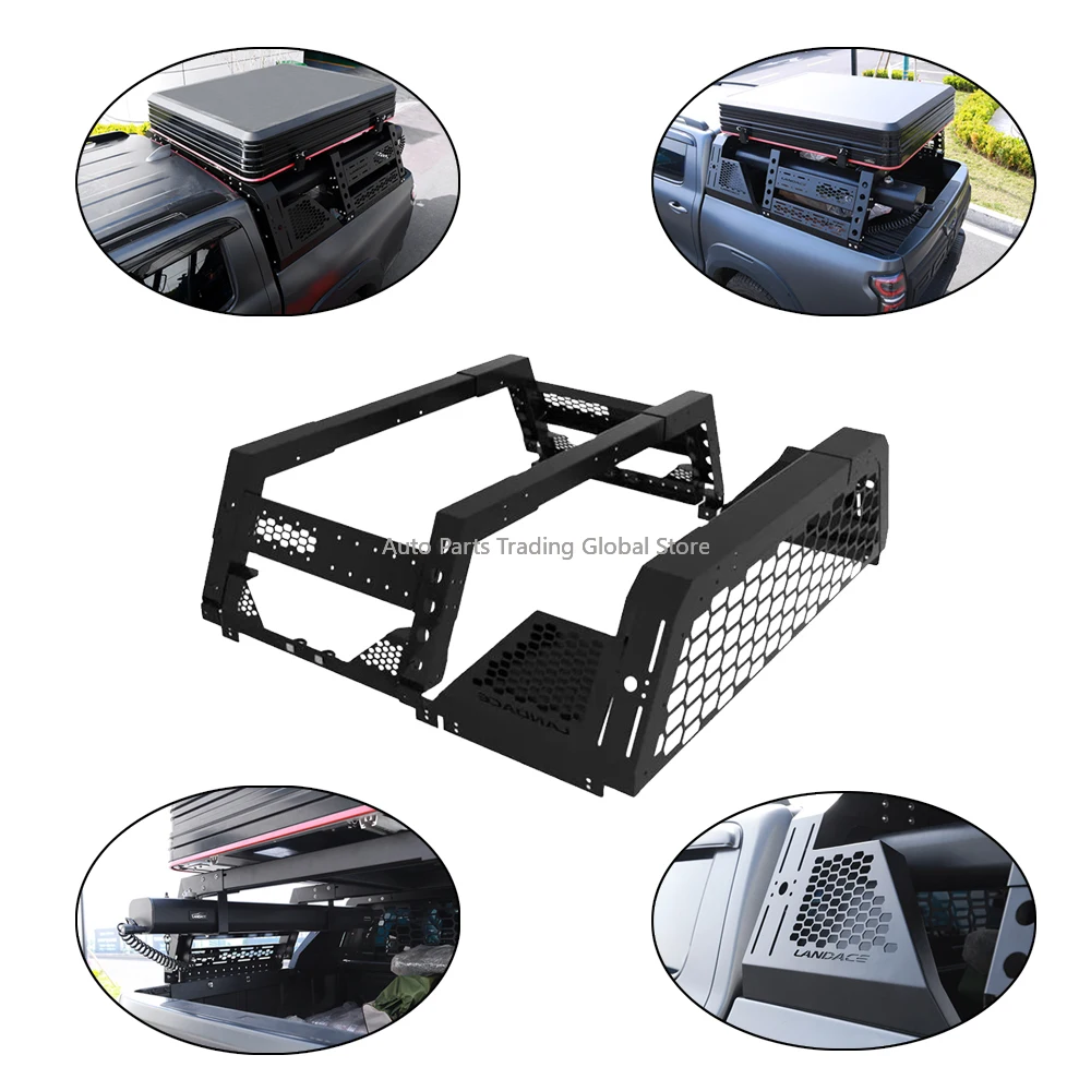 OEM High Quality Steel Adjustable Universal Pickup Truck Bed Rack With Top Mount Boxes Car Roof Racks
OEM High Quality Steel Adjustable Universal Pickup Truck Bed Rack With Top Mount Boxes Car Roof Racks