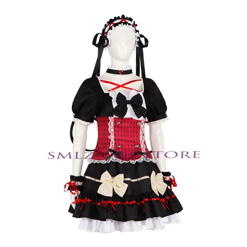 Mia Cosplay Game Shiniyuku Kimi Yakata ni Mebuku Zouo Costume Black Maid Dress Wig Lolita Set Halloween Party Outfit fr;5'b\7,k/
Mia Cosplay Game Shiniyuku Kimi Yakata ni Mebuku Zouo Costume Black Maid Dress Wig Lolita Set Halloween Party Outfit fr;5'b\7,k/