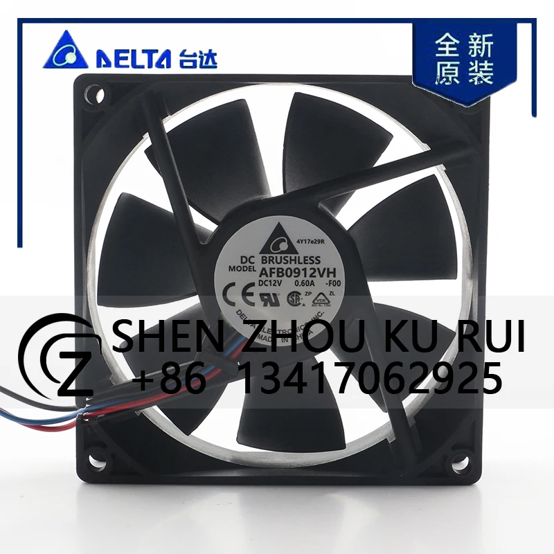 New Delta 5V 24V 48V DC 12V 0.60A AC EC 9025 90X90X25MM 9CM High air Volume Ball Chassis Computer Inverter AFB0912VH Cooling Fan
New Delta 5V 24V 48V DC 12V 0.60A AC EC 9025 90X90X25MM 9CM High air Volume Ball Chassis Computer Inverter AFB0912VH Cooling Fan
