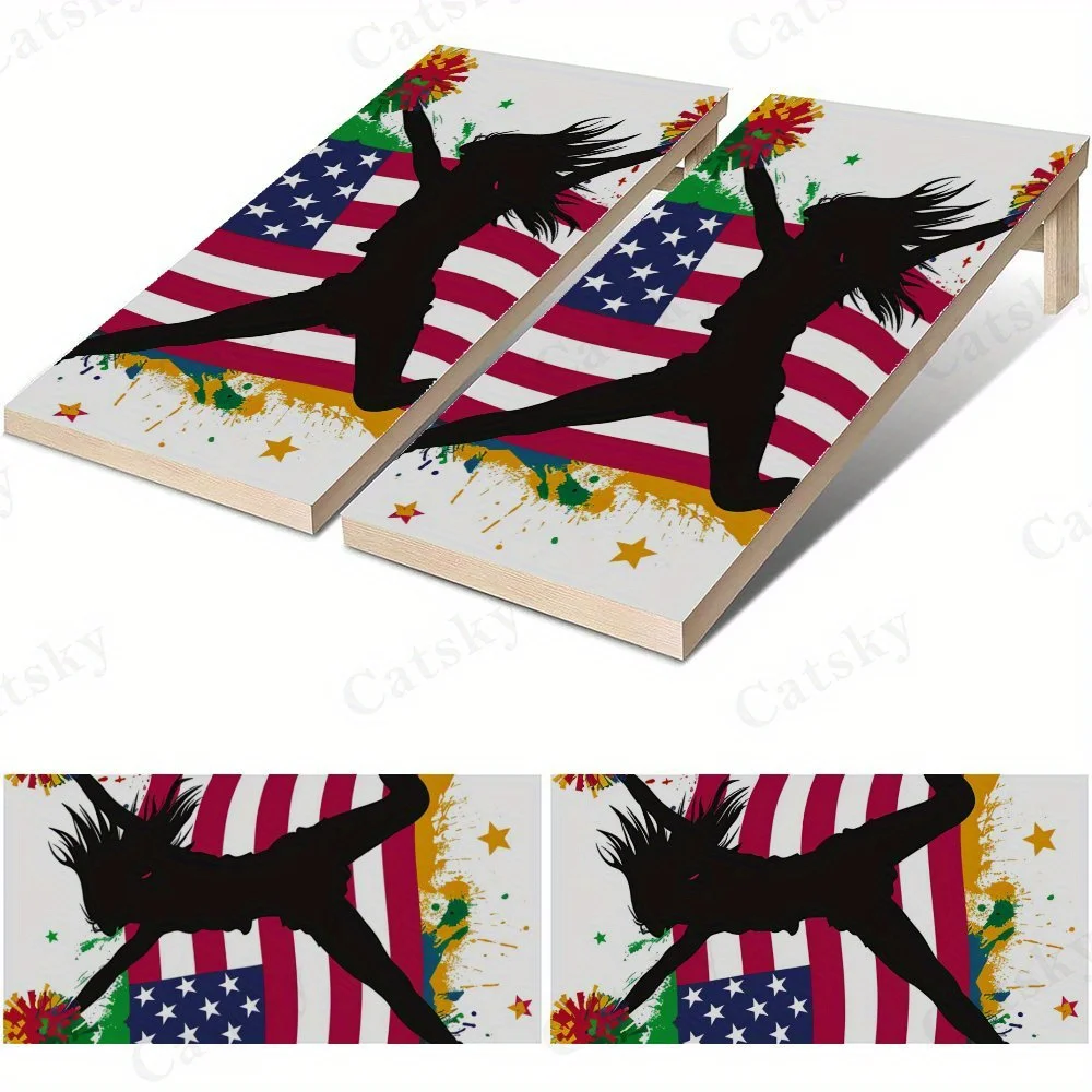 Cheerleader and Flag Sticker Sticker,2D Flat Vinyl Sandboard Decals - Budget-Friendly and High Value, Bubble-Free and Easy to St
Cheerleader and Flag Sticker Sticker,2D Flat Vinyl Sandboard Decals - Budget-Friendly and High Value, Bubble-Free and Easy to St