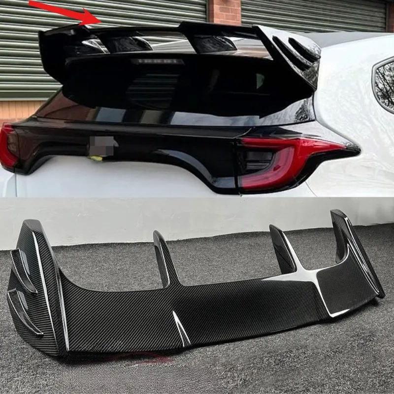 For Toyota GR YARIS GXPA16 Carbon Fiber Rear Roof Spoiler Wing Diffuser Lip car Bodykits
For Toyota GR YARIS GXPA16 Carbon Fiber Rear Roof Spoiler Wing Diffuser Lip car Bodykits