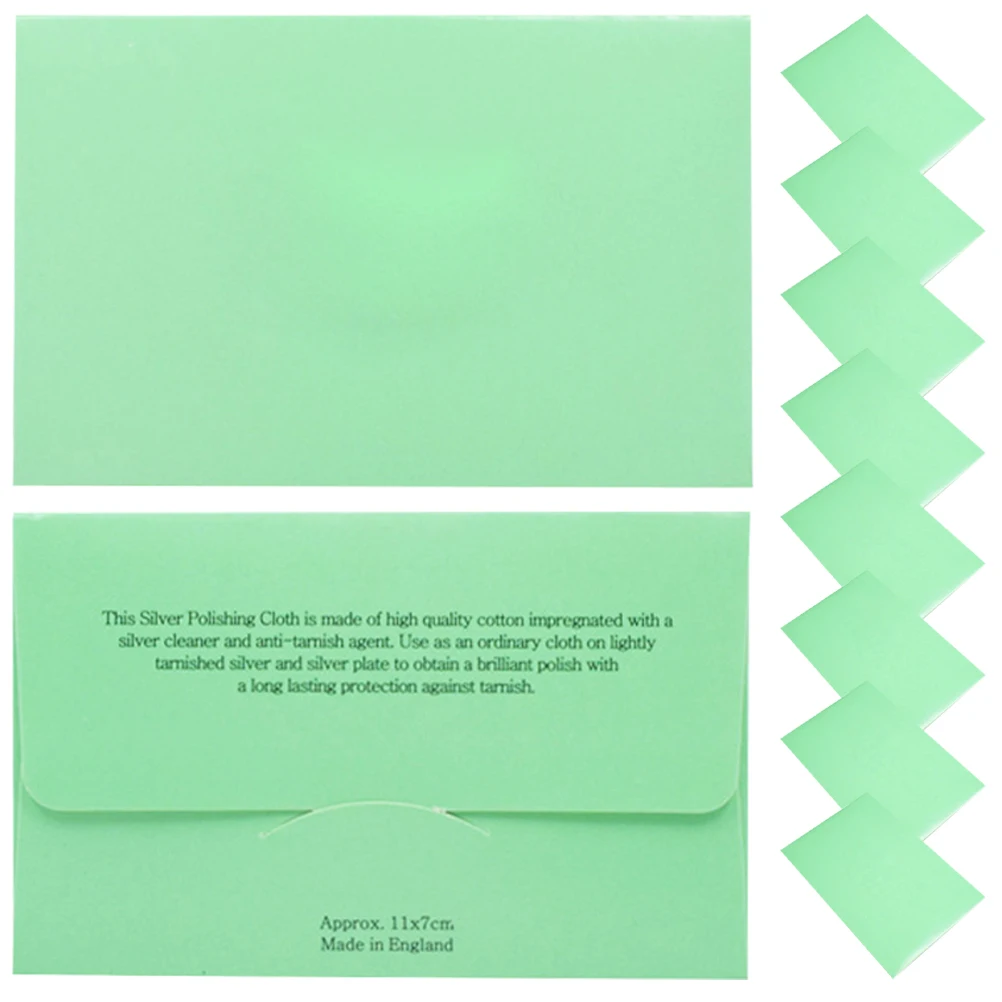 10Pcs Silver Jewelry Polishing Cloth Double Layer Design Versatile Size Multiple Use Cleaning Cloths Jewelry Cleaning Cloth
10Pcs Silver Jewelry Polishing Cloth Double Layer Design Versatile Size Multiple Use Cleaning Cloths Jewelry Cleaning Cloth