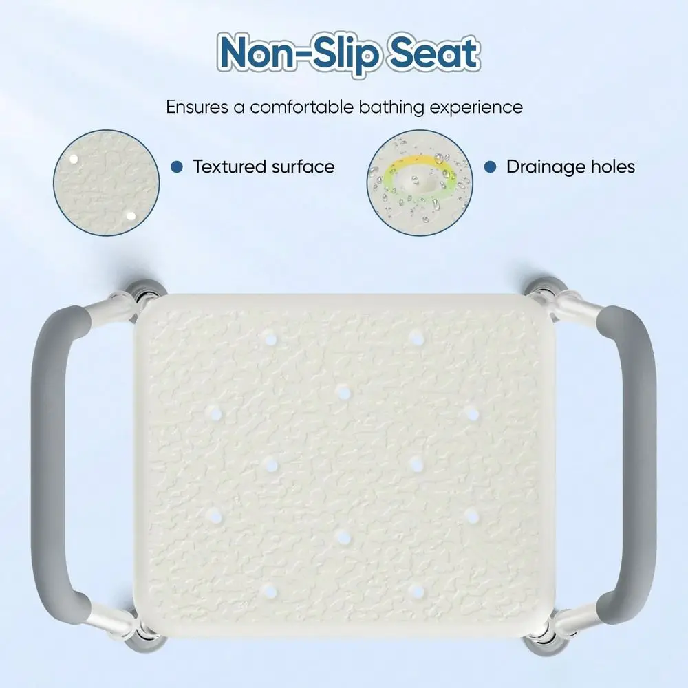 Shower Chair With Arms 350 Lb. Capacity, Bench, Stool, Seat For Elderly, Seniors Independent Adult And Disabled Adults
Shower Chair With Arms 350 Lb. Capacity, Bench, Stool, Seat For Elderly, Seniors Independent Adult And Disabled Adults