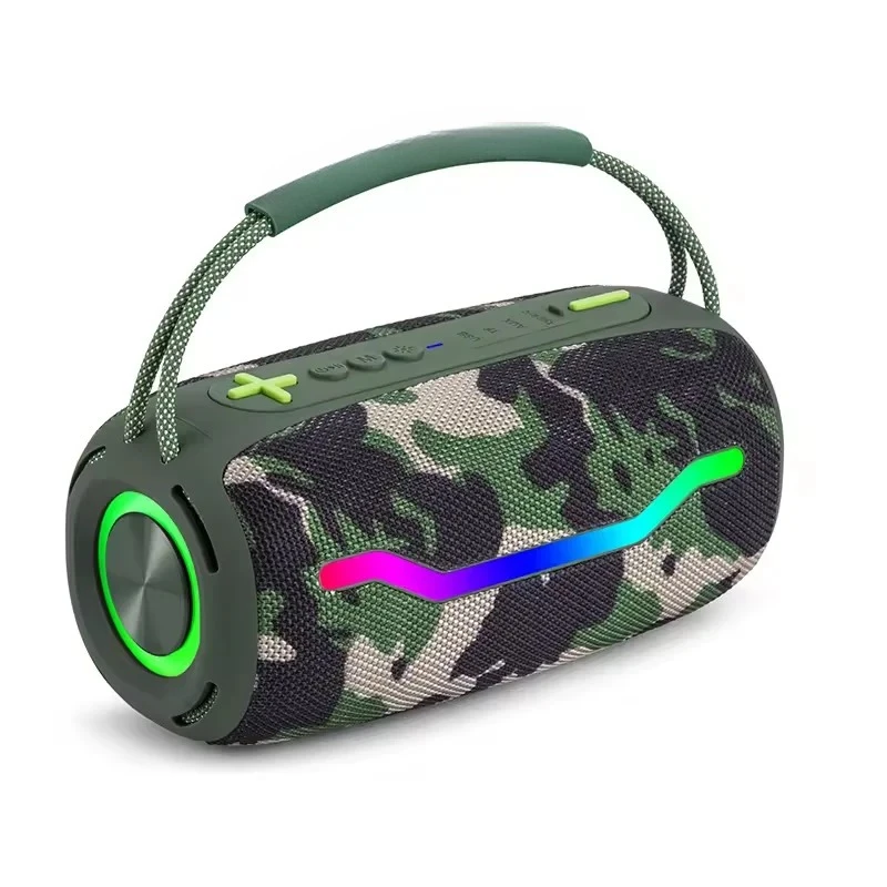 Portable Outdoor Wireless Blue-tooth Speakers High-Fidelity Sound Quality RGB Bass Woofer Fabric Waterproof Battery
Portable Outdoor Wireless Blue-tooth Speakers High-Fidelity Sound Quality RGB Bass Woofer Fabric Waterproof Battery