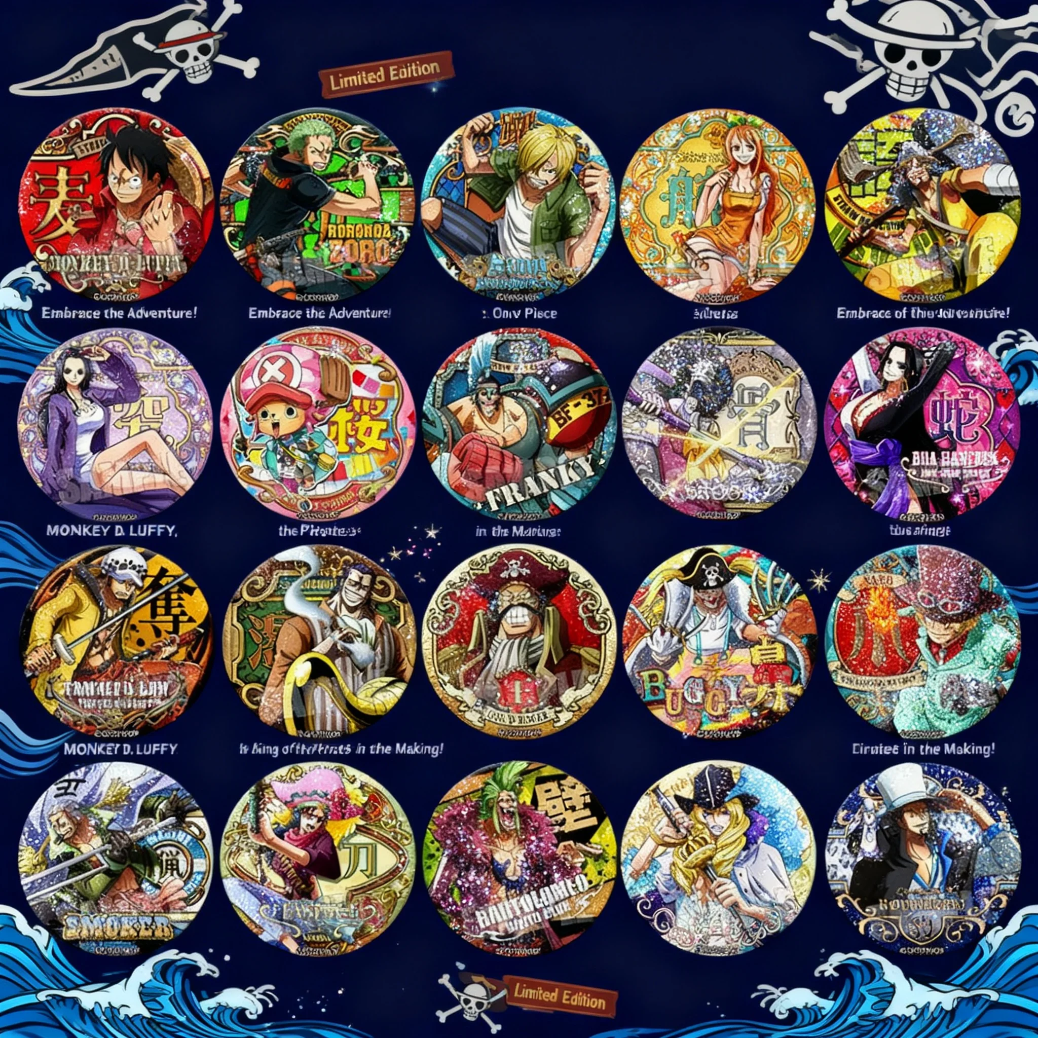 One Piece Anime Badge Luffy Baki Lucci Sabo Business Gifts Anime Merchandise One Piece Cosplay Accessories Anime Pin Badge
One Piece Anime Badge Luffy Baki Lucci Sabo Business Gifts Anime Merchandise One Piece Cosplay Accessories Anime Pin Badge