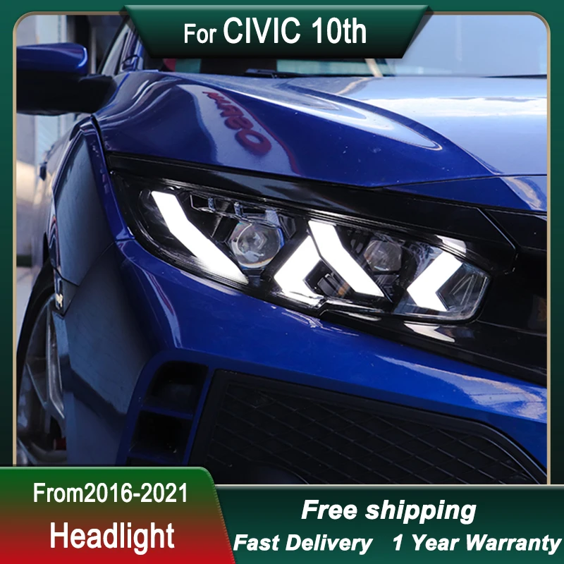 Автомобильные фары для Honda CIVIC 10-го поколения 2016-2021 для Lamborghini Sytle DRL, динамическая сигнальная лампа, передняя фара в сборе
Автомобильные фары для Honda CIVIC 10-го поколения 2016-2021 для Lamborghini Sytle DRL, динамическая сигнальная лампа, передняя фара в сборе