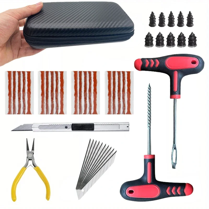 Комплект для ремонта шин автомобиля и мотоцикла, инструменты для проколов, аварийный прокол шин для полосок шин, набор инструментов для ремонта клея для перемешивания
Комплект для ремонта шин автомобиля и мотоцикла, инструменты для проколов, аварийный прокол шин для полосок шин, набор инструментов для ремонта клея для перемешивания