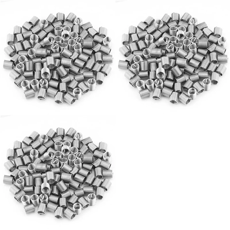 A26F-300Pcs M8X1.25X2D Stainless Steel Coiled Wire Insert Set Helical Threaded Insert Wire Screw Sleeve Threads Repair Tools
A26F-300Pcs M8X1.25X2D Stainless Steel Coiled Wire Insert Set Helical Threaded Insert Wire Screw Sleeve Threads Repair Tools