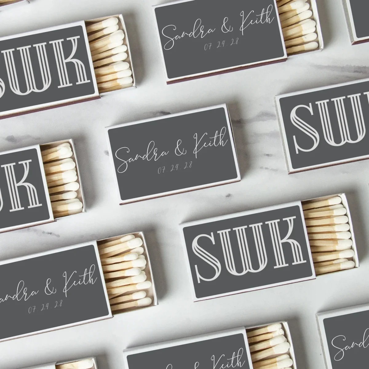 BULK SET OF 50 Personalized Wedding Monogram Matches - Custom Wedding Favors and Bridal Shower - Custom Party Favor - Fancy Scri
BULK SET OF 50 Personalized Wedding Monogram Matches - Custom Wedding Favors and Bridal Shower - Custom Party Favor - Fancy Scri