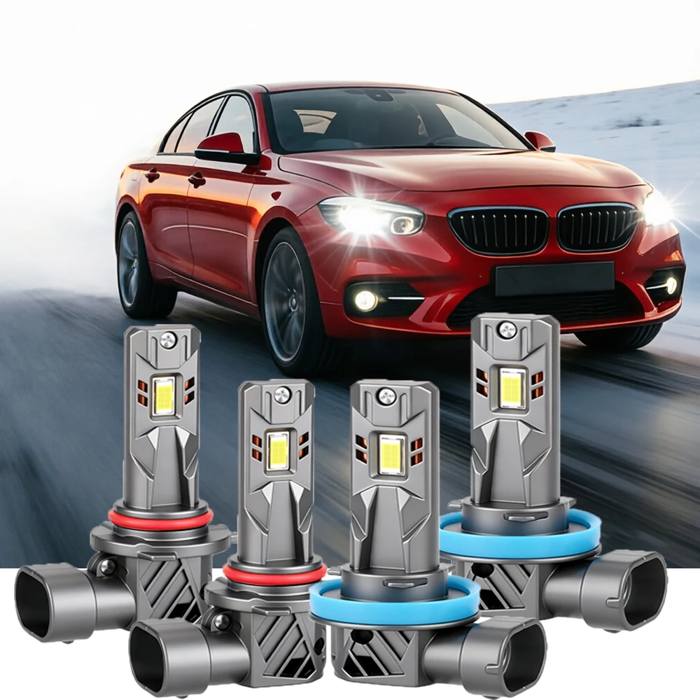4PCS 60000LM 9005 H11 Car LED Headlight Bulbs Brightness 5570 CSP 6500K White Replacement Headlamp NO Turbo Fan
4PCS 60000LM 9005 H11 Car LED Headlight Bulbs Brightness 5570 CSP 6500K White Replacement Headlamp NO Turbo Fan