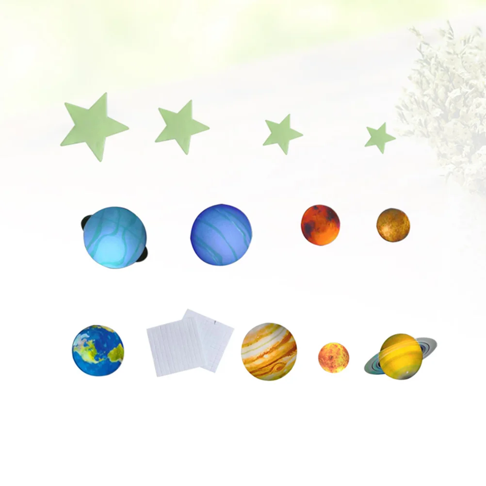1 Set Children Room Luminous Wall Stickers Decals Paste Planet Star for Decor (Planet + 100pcs Star)
1 Set Children Room Luminous Wall Stickers Decals Paste Planet Star for Decor (Planet + 100pcs Star)