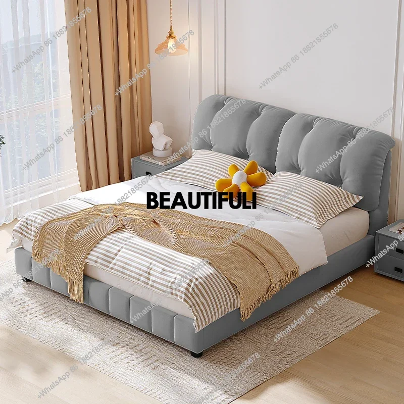 Organizer Gray Double Bed Waterproof Designer Headboards Bases Double Bed Frames Luxury Modern Letti Matrimoniali Bedroom Stuff
Organizer Gray Double Bed Waterproof Designer Headboards Bases Double Bed Frames Luxury Modern Letti Matrimoniali Bedroom Stuff