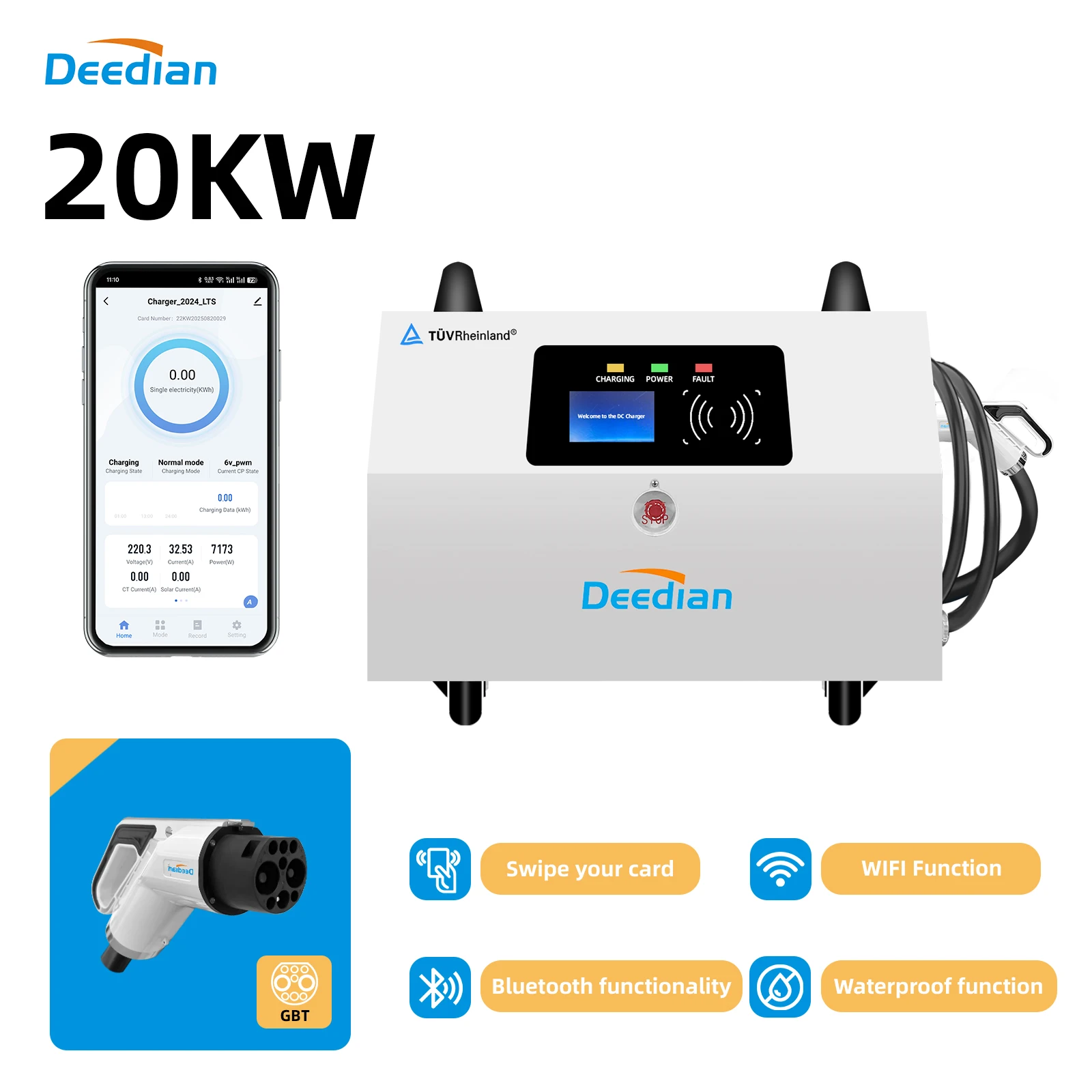 Portable Ev Charging Station 20/30/40KW DC CCS1/CCS2/GBT
Portable Ev Charging Station 20/30/40KW DC CCS1/CCS2/GBT