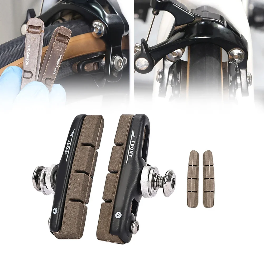 2pcs Bicycle Brake Pads Bicycle Carbon Rim Bike C Brake Leather Caliper Rim Brake Pads Brakes Block For Carbon Fiber Rims
2pcs Bicycle Brake Pads Bicycle Carbon Rim Bike C Brake Leather Caliper Rim Brake Pads Brakes Block For Carbon Fiber Rims