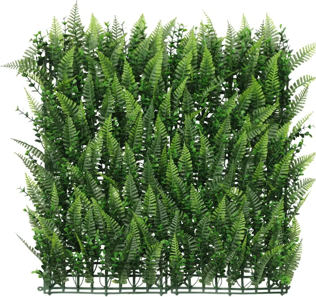 22 PCS 20"x20" Artificial Boxwood Panels Faux Plant Grass Green Wall Panel Decoration for Outdoor Indoor Garden Backyard
22 PCS 20"x20" Artificial Boxwood Panels Faux Plant Grass Green Wall Panel Decoration for Outdoor Indoor Garden Backyard