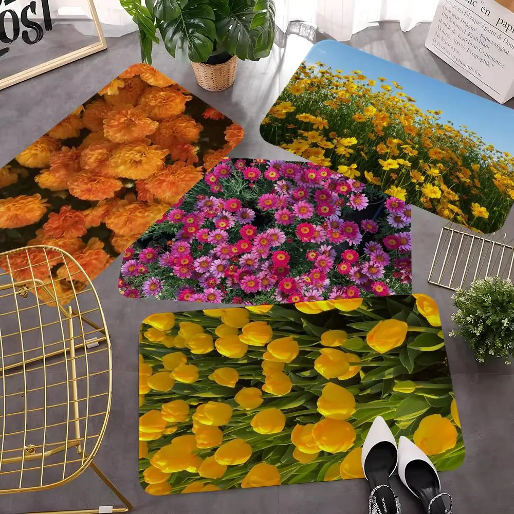Color Beautiful Flower Floor Mat Entrance Door Mat Washable Non-Slip Living Room Sofa Chairs Area Mat Kitchen Welcome Doormat
Color Beautiful Flower Floor Mat Entrance Door Mat Washable Non-Slip Living Room Sofa Chairs Area Mat Kitchen Welcome Doormat
