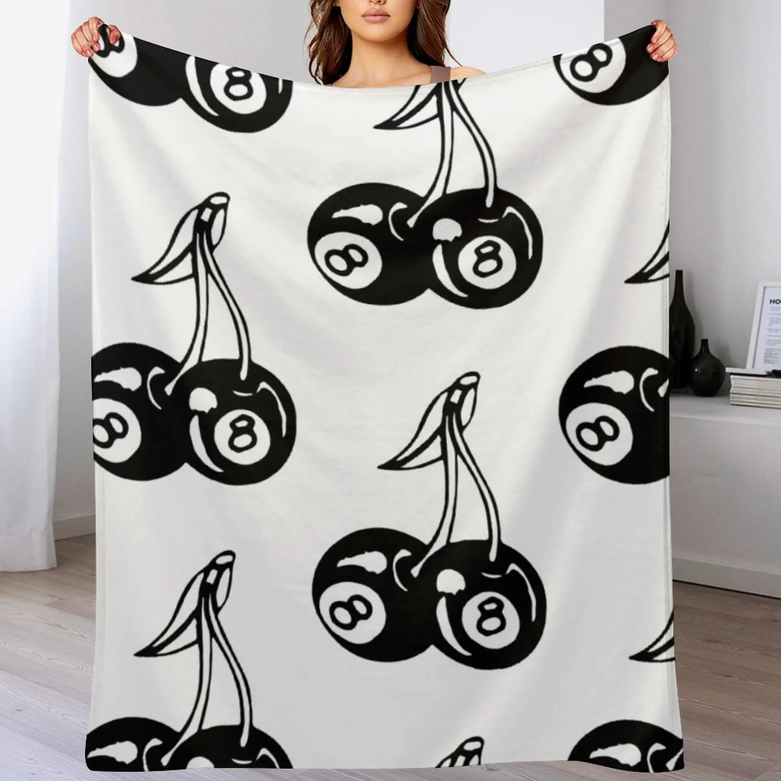 Aesthetic 8-Ball Cherries Throw Blanket Cozy Napping Blanket Gift for Mom Dad
Aesthetic 8-Ball Cherries Throw Blanket Cozy Napping Blanket Gift for Mom Dad