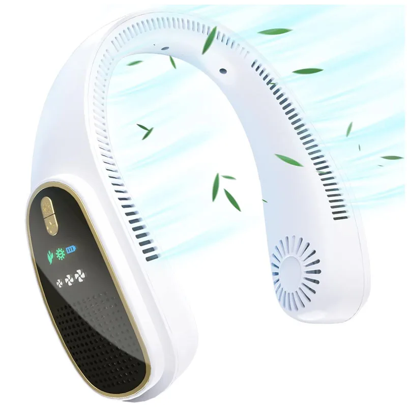 Portable Neck Fan, 4000mAh USB Rechargeable Personal Fan,3 Speeds 83 Air Outlet 360° Cooling Wearable Fan, Hand-free Neck Fan
Portable Neck Fan, 4000mAh USB Rechargeable Personal Fan,3 Speeds 83 Air Outlet 360° Cooling Wearable Fan, Hand-free Neck Fan