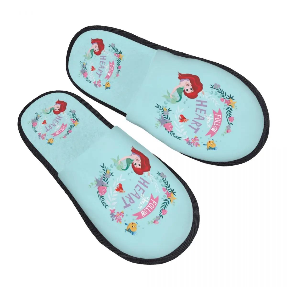 Изготовленные на заказ домашние тапочки из мягкой пены с эффектом памяти «Русалочка», женские уютные теплые противоскользящие тапочки с анимацией 
Изготовленные на заказ домашние тапочки из мягкой пены с эффектом памяти «Русалочка», женские уютные теплые противоскользящие тапочки с анимацией