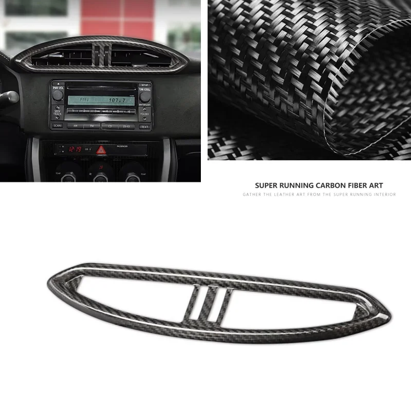 For Subaru BRZ Toyota 86 Scion FR-S Real Hard Dry Carbon Fiber Center Console Air Outlet Vent Cover Control Panel Frame 12-20
For Subaru BRZ Toyota 86 Scion FR-S Real Hard Dry Carbon Fiber Center Console Air Outlet Vent Cover Control Panel Frame 12-20