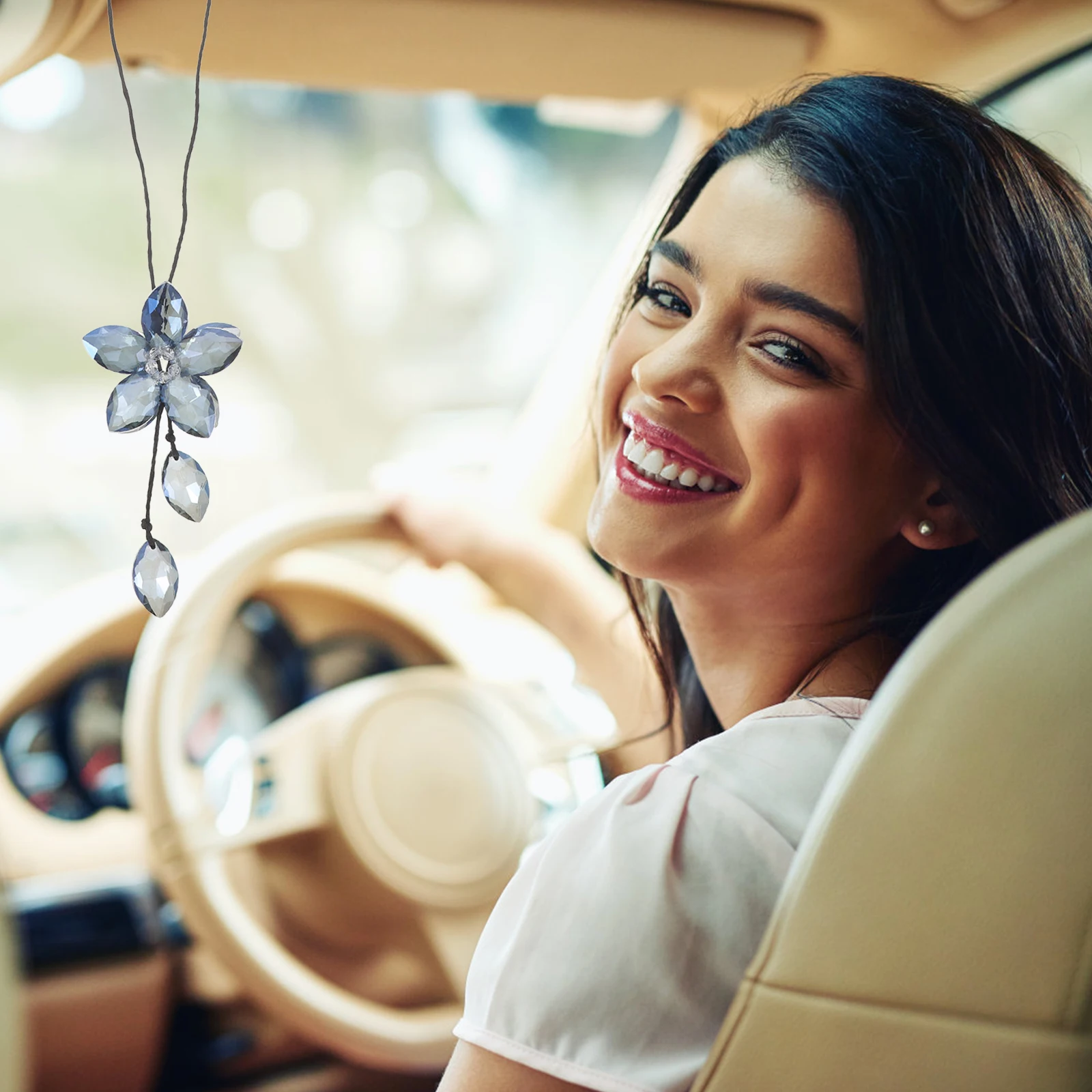 Crystal Snowflake Car Rearview Mirror Hanging nament Decor Accessories Blue Color Fade Resistant Exquisite Design Car Decoration
Crystal Snowflake Car Rearview Mirror Hanging nament Decor Accessories Blue Color Fade Resistant Exquisite Design Car Decoration
