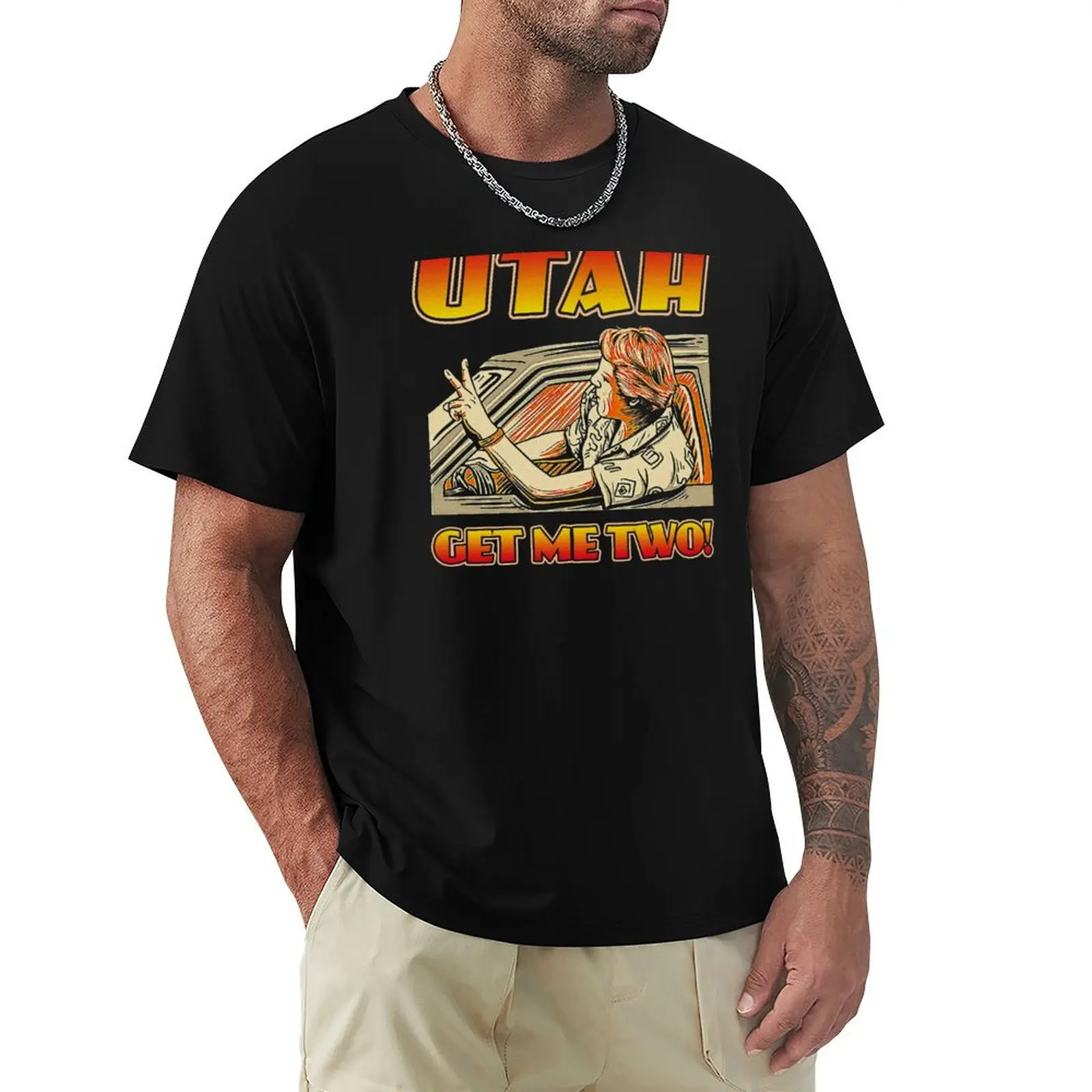 Utah Get Me Two T-Shirt summer shirt anime figures rapper graphic tees mens graphic t-shirts anime
Utah Get Me Two T-Shirt summer shirt anime figures rapper graphic tees mens graphic t-shirts anime