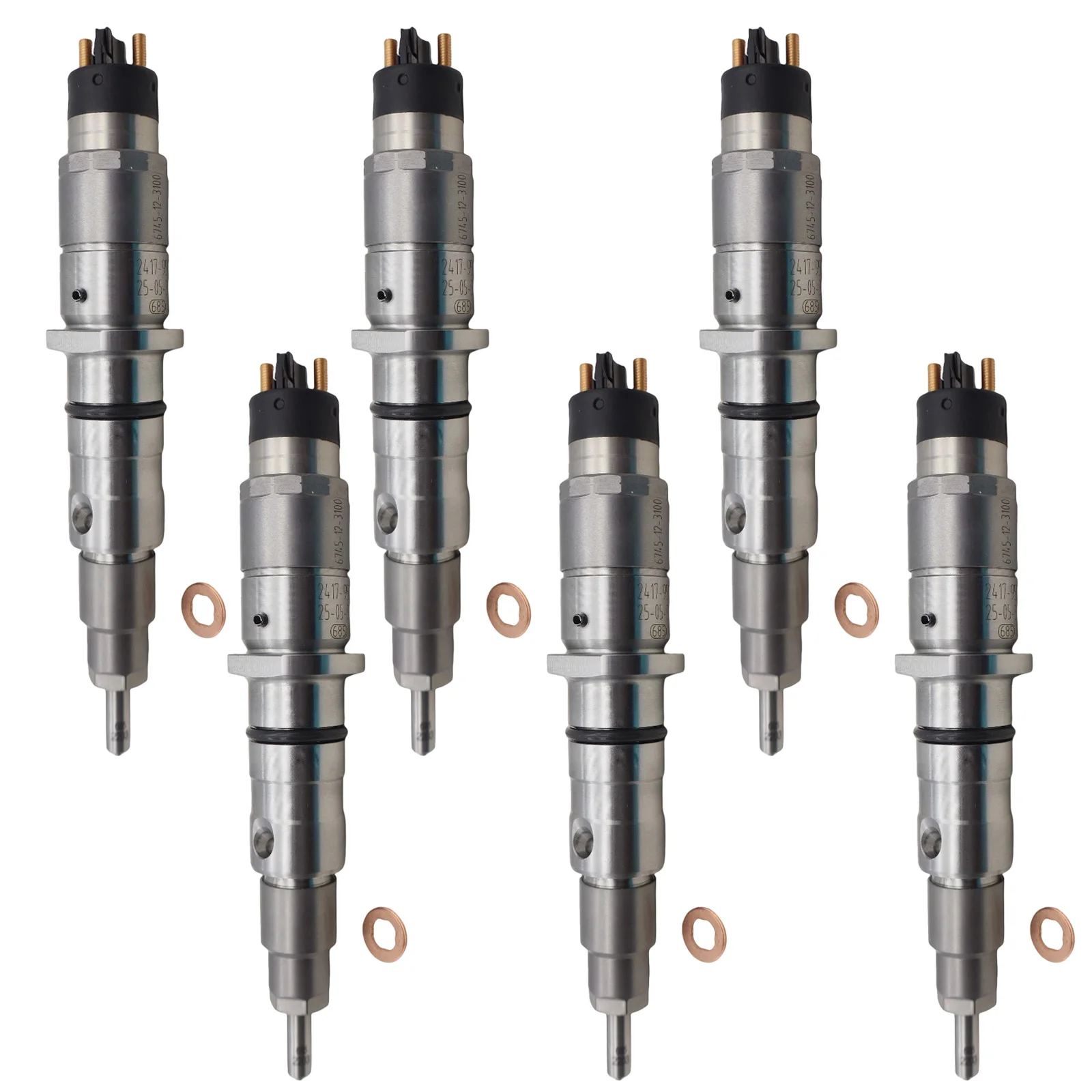 6PCS Fuel Injector 6745-12-3100 6745-12-3101 6745-12-3102 For Komatsu Engine 6D114 SAA6D114E Excavator PC200-8 PC220-8 PC300-8
6PCS Fuel Injector 6745-12-3100 6745-12-3101 6745-12-3102 For Komatsu Engine 6D114 SAA6D114E Excavator PC200-8 PC220-8 PC300-8