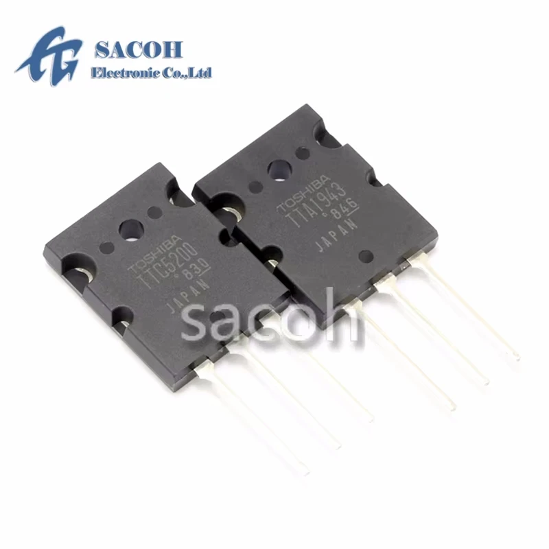 New Original 5Pairs(10Pcs)/Lot TTA1943 A1943 + TTC5200 C5200 TO-3PL 15A 230V 150W NPN+PNP Power Amplifier Transistor In Stock
New Original 5Pairs(10Pcs)/Lot TTA1943 A1943 + TTC5200 C5200 TO-3PL 15A 230V 150W NPN+PNP Power Amplifier Transistor In Stock