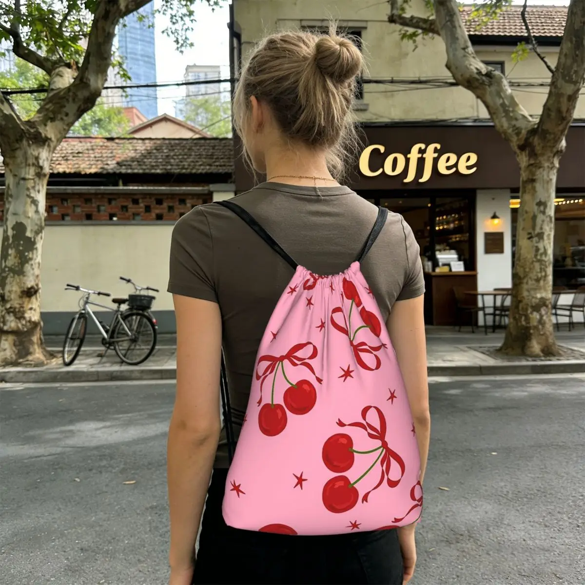 Cherry Backpacks Portable Drawstring Bags Storage Bag Book Bags for Travel School
Cherry Backpacks Portable Drawstring Bags Storage Bag Book Bags for Travel School