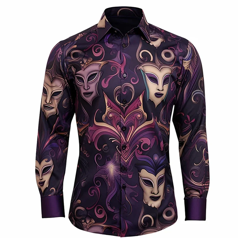 Мужская модная и высококачественная рубашка с длинным рукавом с 3D-принтом, удобная и стильная мужская рубашка с принтом.
Мужская модная и высококачественная рубашка с длинным рукавом с 3D-принтом, удобная и стильная мужская рубашка с принтом.