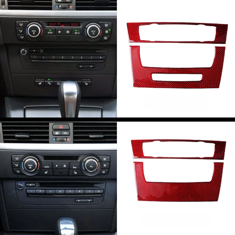 For BMW 3 Series E90 Interior Modification E92 Center Console Air Conditioning CD Panel Carbon Fiber Red Decorative Sticker
For BMW 3 Series E90 Interior Modification E92 Center Console Air Conditioning CD Panel Carbon Fiber Red Decorative Sticker