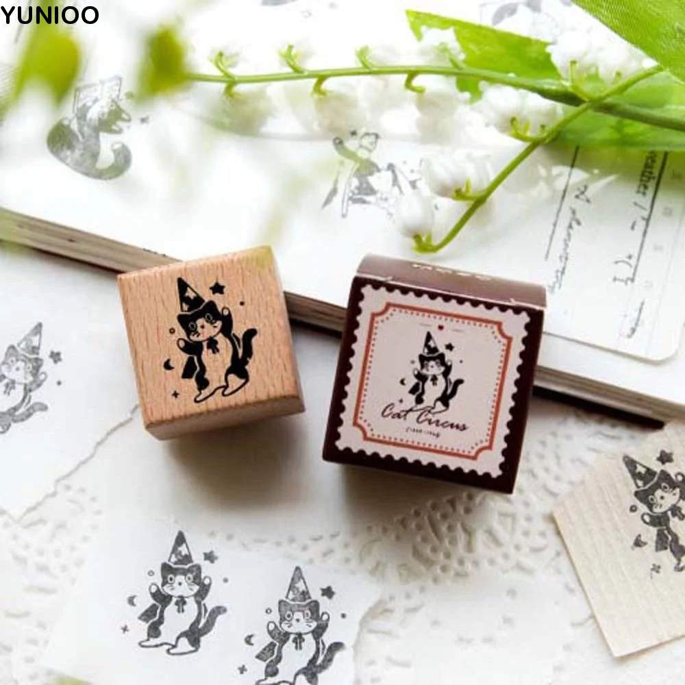 Diy Craft Black Cat Stamps Cute Pet Retro Vintage Wooden Rubber Stamps Handmade Kitten Cat Seal Stamping Journal Stationery
Diy Craft Black Cat Stamps Cute Pet Retro Vintage Wooden Rubber Stamps Handmade Kitten Cat Seal Stamping Journal Stationery