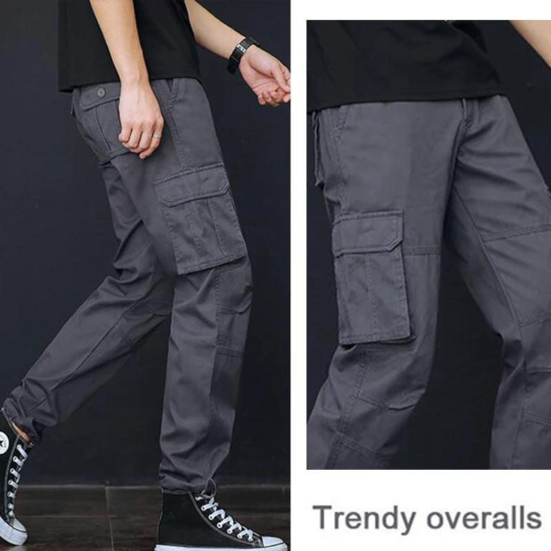 Men Cargo Pants Summer Casual Multi Pockets Military Tactical Pants Outdoor Casual Loose Straight Trouser Winter Fleece Pants
Men Cargo Pants Summer Casual Multi Pockets Military Tactical Pants Outdoor Casual Loose Straight Trouser Winter Fleece Pants