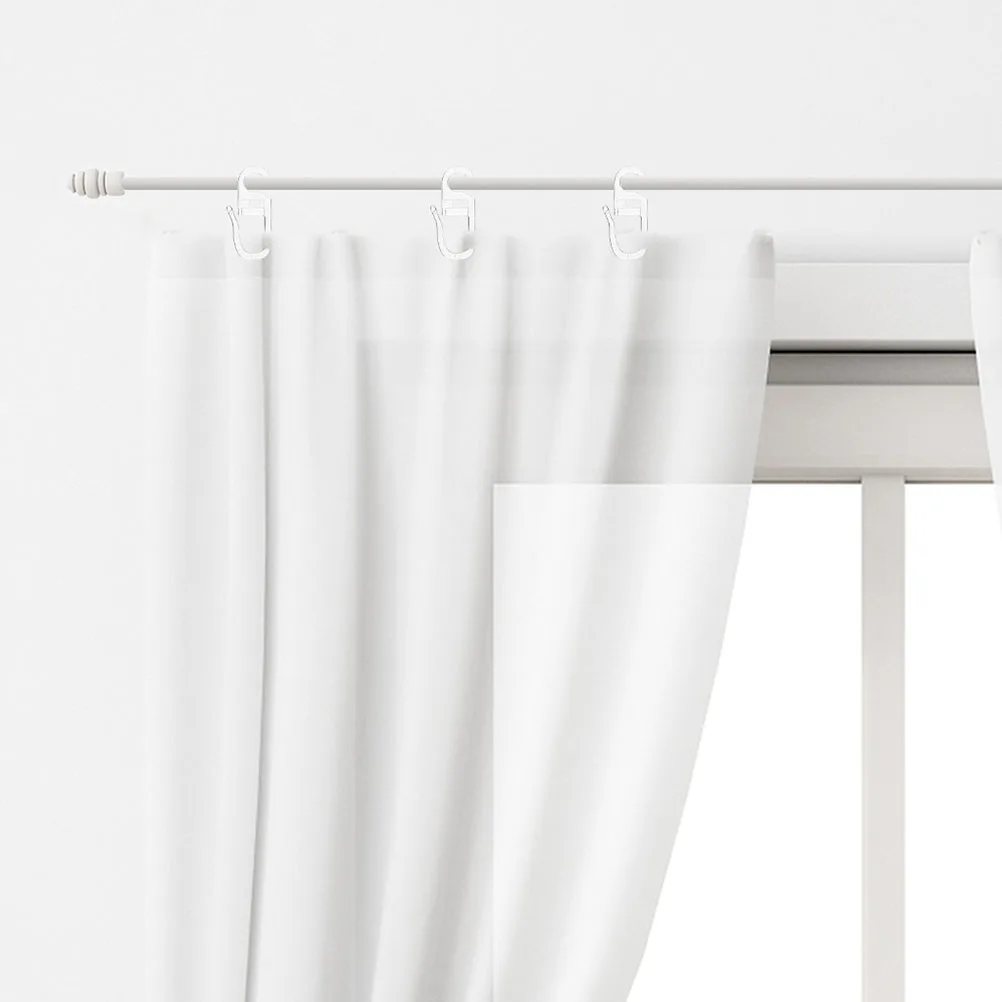 200Pcs Curtain Hooks Plastic Track Replacement Rail Hanging Accessories Shower Curtain Drapery Pulley Hook Silent
200Pcs Curtain Hooks Plastic Track Replacement Rail Hanging Accessories Shower Curtain Drapery Pulley Hook Silent