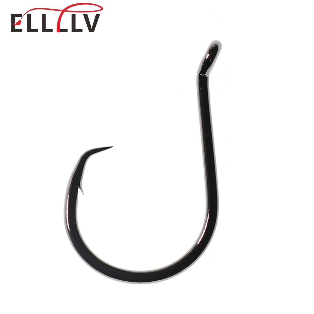 Ellllv 10PCS 1# - 9/0 Black Nickel Heavy Circle Hook High Carbon Steel Saltwater Fishing Hook for Catfish Snapper Grouper Tuna
Ellllv 10PCS 1# - 9/0 Black Nickel Heavy Circle Hook High Carbon Steel Saltwater Fishing Hook for Catfish Snapper Grouper Tuna
