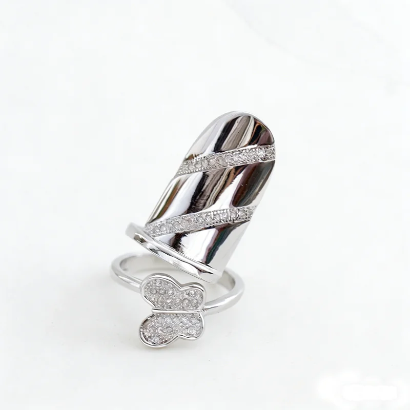 Подлинное кольцо-бабочка из стерлингового серебра S925 с блестящими фианитами, открытое, в форме доспехов, для повседневной носки, подарок для нее
Подлинное кольцо-бабочка из стерлингового серебра S925 с блестящими фианитами, открытое, в форме доспехов, для повседневной носки, подарок для нее