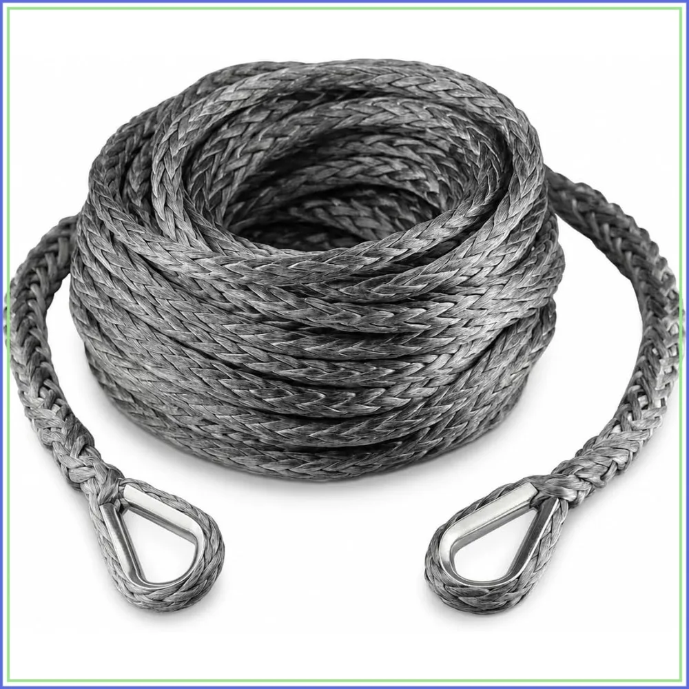 3/8" x 92ft Synthetic Winch Extension Rope 26,500 lbs for Off-Road Recovery
3/8" x 92ft Synthetic Winch Extension Rope 26,500 lbs for Off-Road Recovery