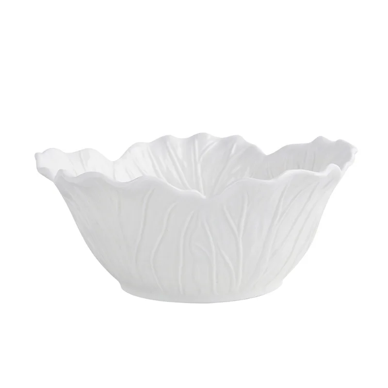 YJQ ceramic flower deep bowl pure white relief tableware vegetable salad bowl yogurt oat soup bowl
YJQ ceramic flower deep bowl pure white relief tableware vegetable salad bowl yogurt oat soup bowl