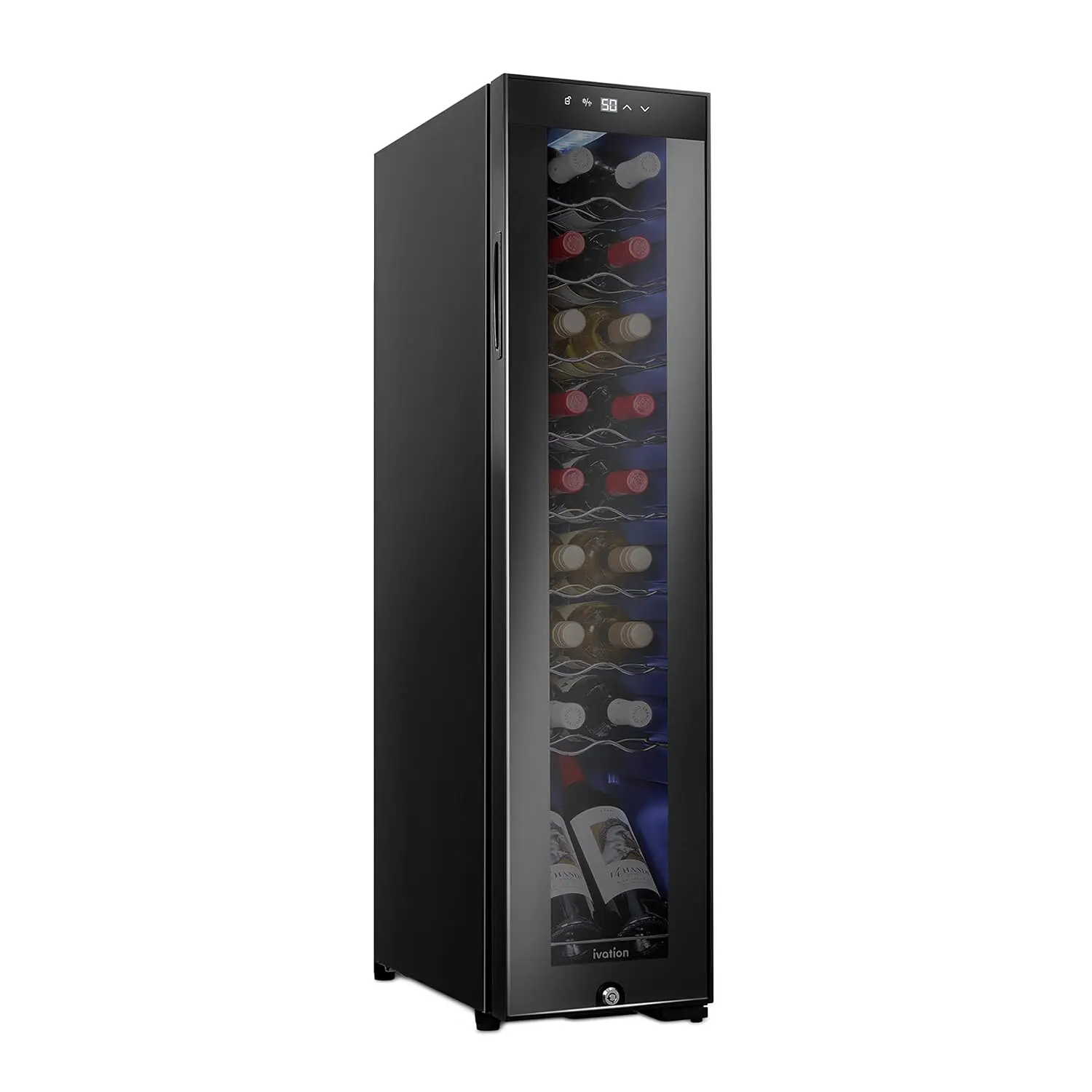 18 Bottle Compressor Wine Cooler Fridge w/Lock Large Freestanding Cellar 41-64F Digital Control Glass Door Custom
18 Bottle Compressor Wine Cooler Fridge w/Lock Large Freestanding Cellar 41-64F Digital Control Glass Door Custom